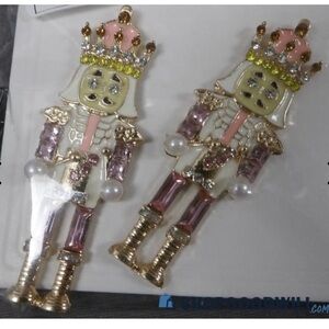 NWT Nutcracker Post Earrings – Festive Holiday Statement Jewelry